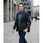 Housse pour ordinateur en nylon matelassé avec poche avant 15'' couleur noir troisième vue d'ambiance 2