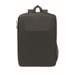 Sac à dos pour ordinateur en RPET 600D avec face avant rigide 15'' couleur noir troisième vue