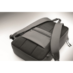 Sac à dos pour ordinateur en RPET 600D avec face avant rigide 15'' couleur noir vue thématique photographique