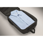 Sac à dos pour ordinateur en RPET 600D avec face avant rigide 15'' couleur noir vue photographique