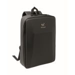Sac à dos pour ordinateur en RPET 600D avec face avant rigide 15'' couleur noir vue principale