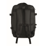 Sac à dos extensible en RPET 600D avec sangle trolley 20 L couleur noir cinquième vue