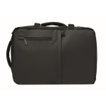 Sac à dos extensible en RPET 600D avec sangle trolley 20 L couleur noir huitième vue