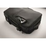 Sac à dos extensible en RPET 600D avec sangle trolley 20 L couleur noir vue photographique