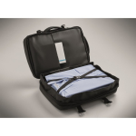 Sac à dos extensible en RPET 600D avec sangle trolley 20 L couleur noir vue photographique