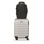 Sac à dos extensible en RPET 600D avec sangle trolley 20 L couleur noir