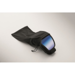 Masque de ski verres effet miroir, protection UV400 et anti-rayures couleur bleu quatrième vue photographique