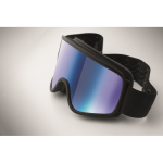 Masque de ski verres effet miroir, protection UV400 et anti-rayures couleur bleu cinquième vue photographique