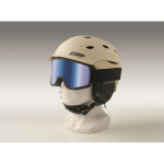 Masque de ski verres effet miroir, protection UV400 et anti-rayures couleur bleu vue photographique