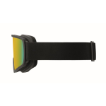 Masque de ski verres effet miroir, protection UV400 et anti-rayures couleur orange troisième vue
