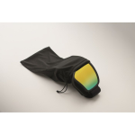 Masque de ski verres effet miroir, protection UV400 et anti-rayures couleur orange quatrième vue photographique