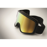 Masque de ski verres effet miroir, protection UV400 et anti-rayures couleur orange cinquième vue photographique