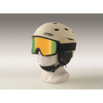 Masque de ski verres effet miroir, protection UV400 et anti-rayures couleur orange vue photographique