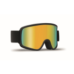 Masque de ski verres effet miroir, protection UV400 et anti-rayures couleur orange