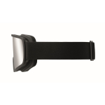Masque de ski verres effet miroir, protection UV400 et anti-rayures couleur argenté brillant troisième vue