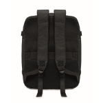 Sac à dos cabine extensible en RPET 600D avec plusieurs poches 20 L couleur noir quatrième vue