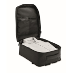 Sac à dos cabine extensible en RPET 600D avec plusieurs poches 20 L couleur noir