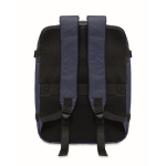 Sac à dos cabine extensible en RPET 600D avec plusieurs poches 20 L couleur bleu quatrième vue