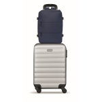 Sac à dos cabine extensible en RPET 600D avec plusieurs poches 20 L couleur bleu