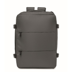 Sac à dos cabine extensible en RPET 600D avec plusieurs poches 20 L couleur gris foncé