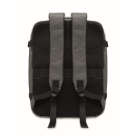 Sac à dos cabine extensible en RPET 600D avec plusieurs poches 20 L couleur gris foncé quatrième vue
