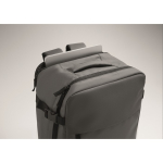 Sac à dos cabine extensible en RPET 600D avec plusieurs poches 20 L couleur gris foncé cinquième vue photographique