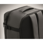 Sac à dos cabine extensible en RPET 600D avec plusieurs poches 20 L couleur gris foncé sixième vue photographique