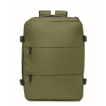 Sac à dos cabine extensible en RPET 600D avec plusieurs poches 20 L couleur vert militaire deuxième vue