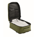 Sac à dos cabine extensible en RPET 600D avec plusieurs poches 20 L couleur vert militaire