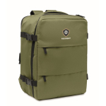 Sac à dos cabine extensible en RPET 600D avec plusieurs poches 20 L couleur vert militaire vue principale