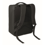 Sac à dos de voyage en RPET 600D avec sac sous vide et pompe 18 L couleur noir deuxième vue