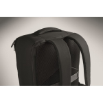 Sac à dos de voyage en RPET 600D avec sac sous vide et pompe 18 L couleur noir sixième vue photographique