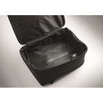 Sac à dos de voyage en RPET 600D avec sac sous vide et pompe 18 L couleur noir vue thématique photographique