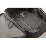 Sac à dos de voyage en RPET 600D avec sac sous vide et pompe 18 L couleur noir vue photographique