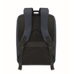 Sac à dos de voyage en RPET 600D avec sac sous vide et pompe 18 L couleur bleu marine quatrième vue