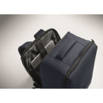 Sac à dos de voyage en RPET 600D avec sac sous vide et pompe 18 L couleur bleu marine cinquième vue photographique