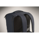 Sac à dos de voyage en RPET 600D avec sac sous vide et pompe 18 L couleur bleu marine sixième vue photographique