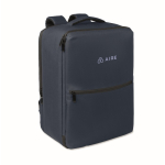Sac à dos de voyage en RPET 600D avec sac sous vide et pompe 18 L couleur bleu marine vue principale