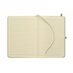 Set de carnet A5 en PU avec stylo bleu et pages lignées couleur vert menthe sixième vue