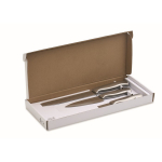 Set de 3 couteaux de cuisine en inox pour un usage quotidien couleur argenté deuxième vue