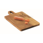 Planche en bois d’acacia avec poignée pour découper et servir couleur bois deuxième vue