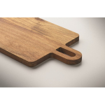 Planche en bois d’acacia avec poignée pour découper et servir couleur bois cinquième vue photographique