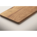 Planche en bois d’acacia avec poignée pour découper et servir couleur bois sixième vue photographique