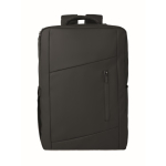Sac à dos en RPET avec revêtement PU pour ordinateur jusqu’à 15'' couleur noir troisième vue