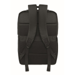 Sac à dos en RPET avec revêtement PU pour ordinateur jusqu’à 15'' couleur noir quatrième vue