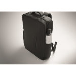 Sac à dos en RPET avec revêtement PU pour ordinateur jusqu’à 15'' couleur noir vue photographique