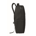 Sac à dos en RPET avec revêtement PU pour ordinateur jusqu’à 15'' couleur noir