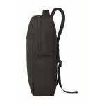 Sac à dos en RPET avec revêtement PU pour ordinateur jusqu’à 15'' couleur noir
