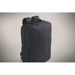 Sac à dos en RPET avec revêtement PU pour ordinateur jusqu’à 15'' couleur bleu cinquième vue photographique