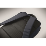 Sac à dos en RPET avec revêtement PU pour ordinateur jusqu’à 15'' couleur bleu septième vue photographique